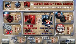 Captain America The First Avenger slot machine