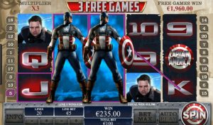 Captain America The First Avenger slot machine