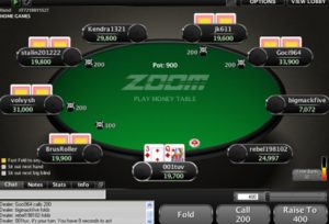 zoom poker pokerstars