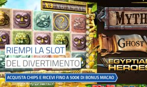 Casinò Sanremo online bonus benvenuto 520€