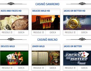 Casinò Sanremo online bonus benvenuto 520€