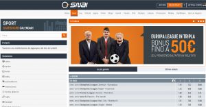 bonus benvenuto scommesse snai