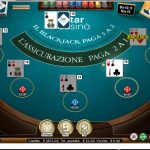 Blackjack online StarCasinò: come giocare