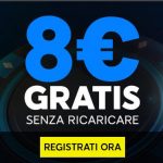 Bonus senza deposito: 8€ gratis su 888poker!